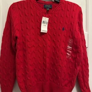 Ralph Lauren kids Red Crewneck Sweater